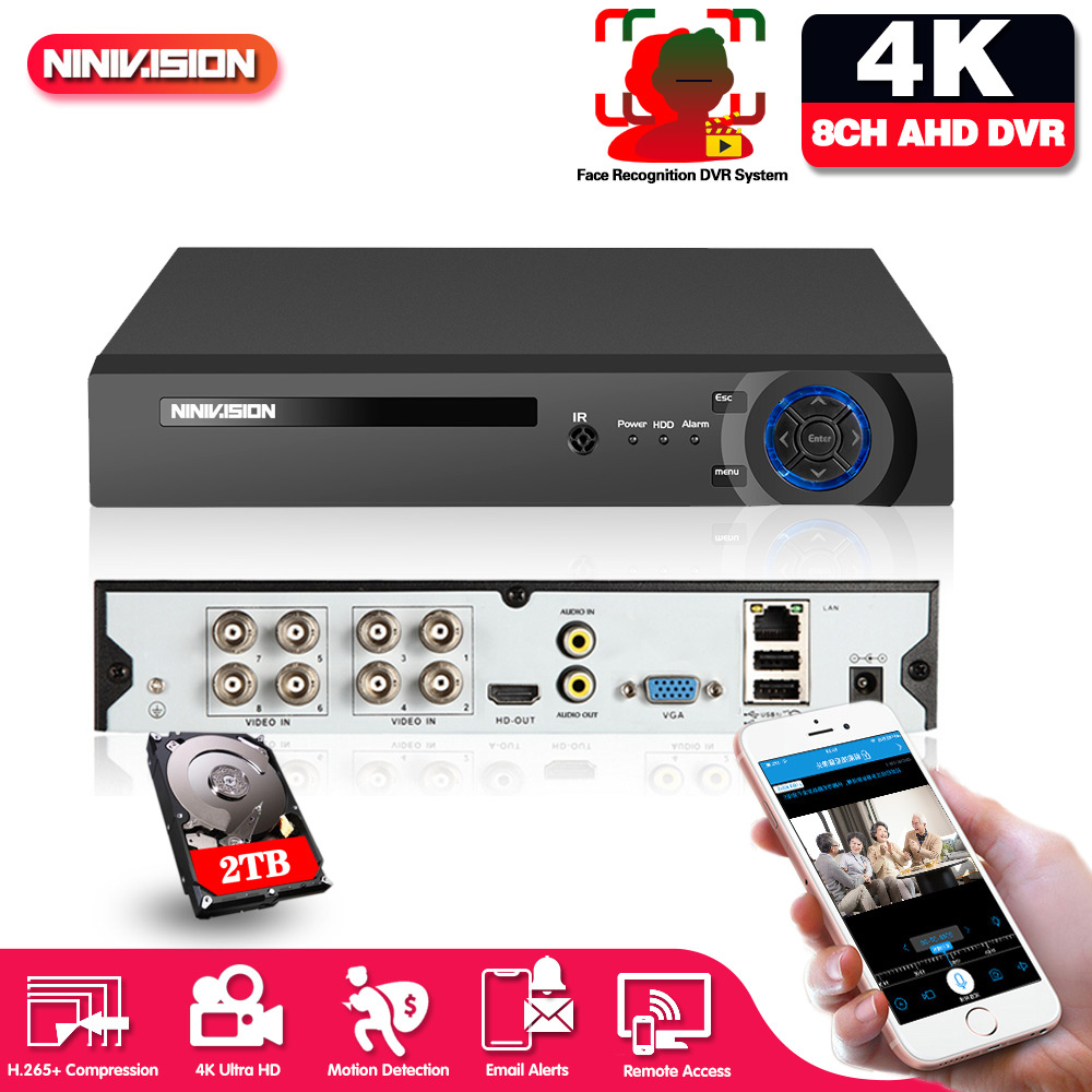 Smart Home Microsoft - DVR de Surveillance 8 Canaux AHD