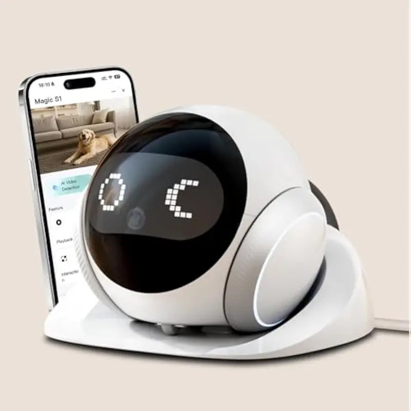 Smart Home Video - Caméra robot mobile d'intérieur pour animaux
