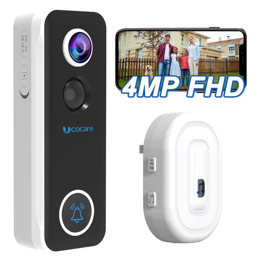 Smart Home Video - Sonnette vidéo sans fil WiFi UCOCARE