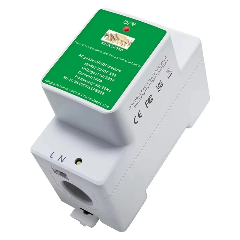Smart Home Wiser - Compteur d'énergie WiFi Tasmota, monophasé, pour