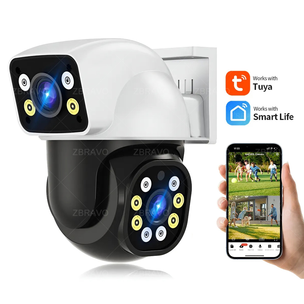 Smart Home Video - Caméra extérieure WiFi Smartlife 8MP Tuya,