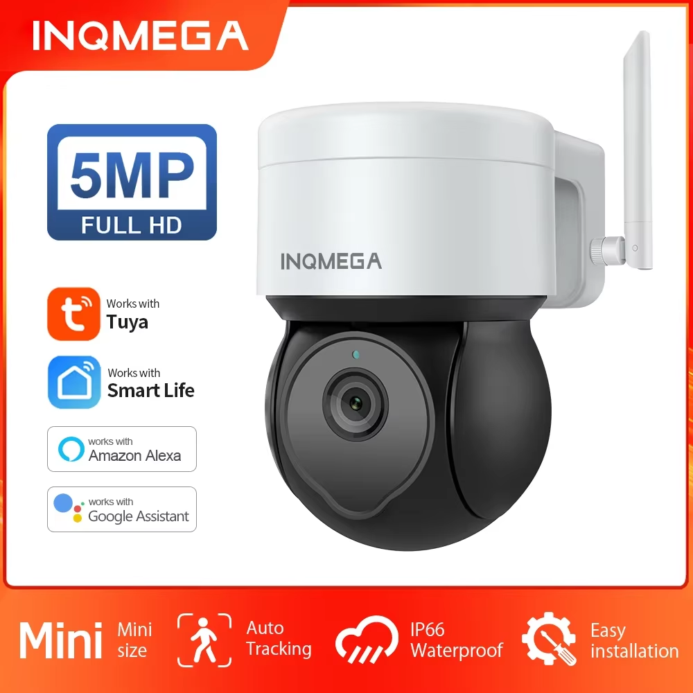 Smart Home Camera Ezviz - INQMEGA 5MP Tuya caméra PTZ extérieure
