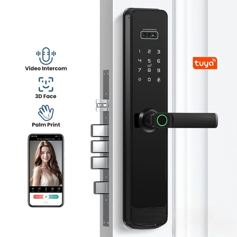 Smart Home Door Lock - Serrure intelligente EGFirtor semi-automatique Tuya avec