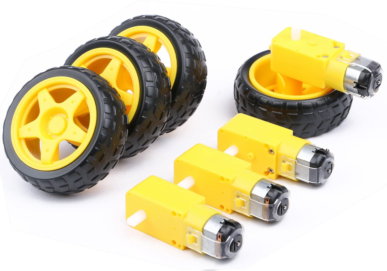 Moteur électrique à cc + roue  - Smart Home Yellow avis et prix