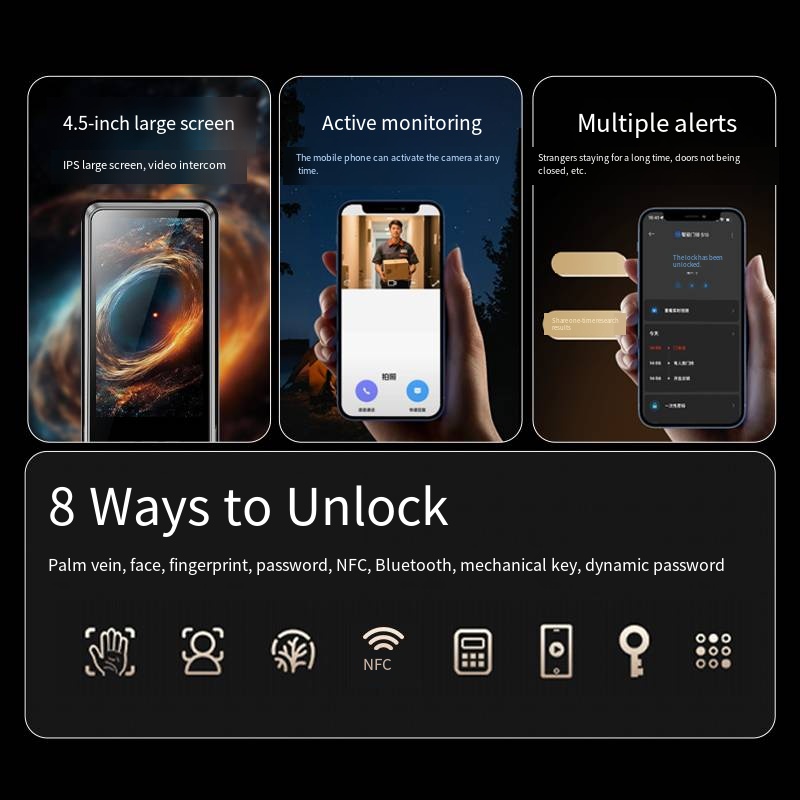 YN S11M serrure électronique n - Smart Home Door Lock avis et prix